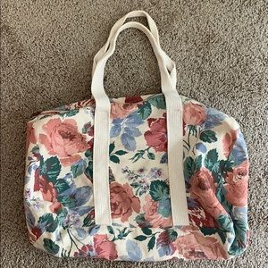 Floral travel/gym bag